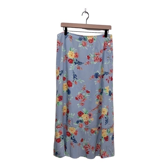 VINTAGE Crazy Horse Floral Prairie Midi Skirt. Size 14 - Picture 2 of 7